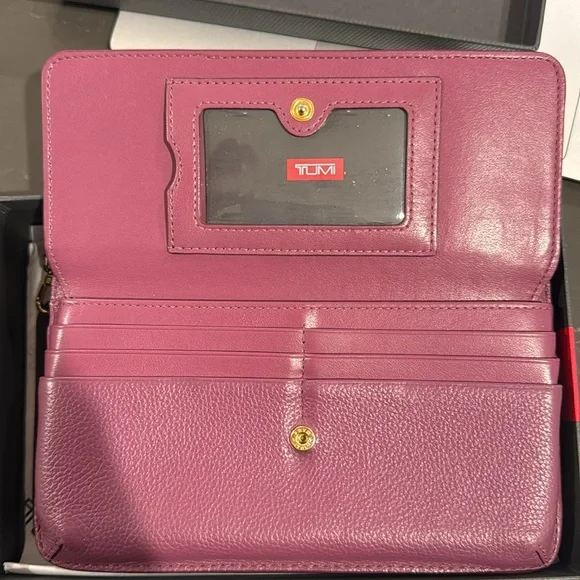 Tumi Pink Crossbody Wallet - Picture 4 of 8